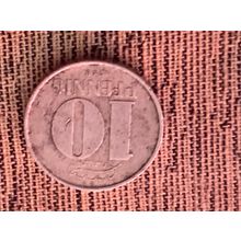 Münze Münzen Umlaufmünze Deutschland DDR 10 Pfennig 1968