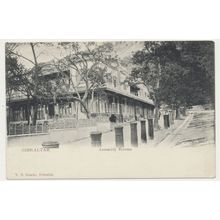 Gibraltar Assembly Rooms unused orig 1900s PostCard V. B. Cumbo