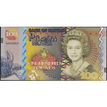 2018 Pitcairn Islands Banknote 100 Pounds Fantasy note