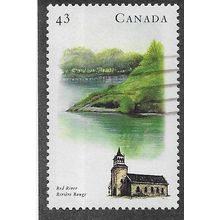 CAN 1993 43c 'RIVERS- RED RIVER' (3RD SERIES) FINE USED (EBID71-250)