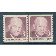 1402 8c Dwight Eisenhower Almost Very Fine MNH CLP R0201