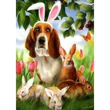 Bunny Wanna Be - Easter - Tree Free Greeting Card - 14510