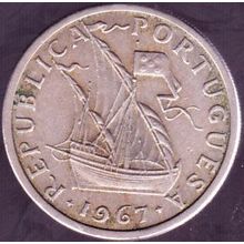 1967 Portugal 5 Escudos Coin