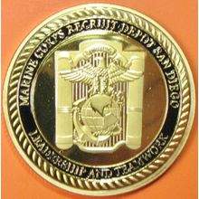 US Marines, San Diego Recruit Depot. Challenge Coin. 1.50". 79b.