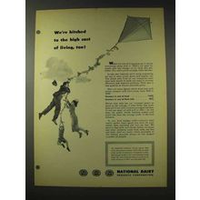 1948 National Dairy Ad - We're Hitched to the High Cost