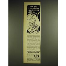 1948 Indiana Dept. Of Commerce and Public Relations Ad - The war proved