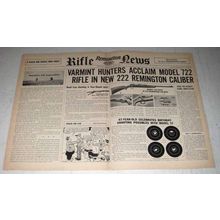 1952 Remington Model 722 Rifle Ad - Varmint Hunters