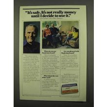 1975 BankAmericard Credit Card Ad - It's Safe