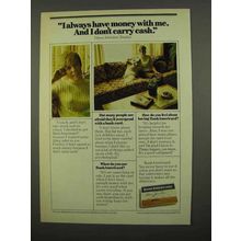 1975 BankAmericard Credit Card Ad - I Always Have
