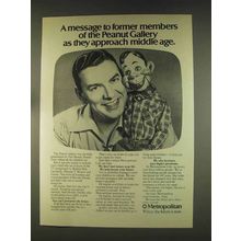 1976 Metropolitan Life Insurance Ad - Howdy Doody
