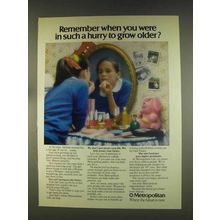 1976 Metropolitan Life Insurance Ad - Hurry Grow Older