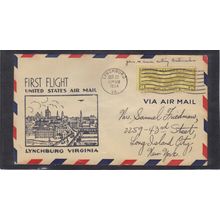 1st Flight C17 8c Winged Globe Postmaster Signed (Cachet-Inked/A) CV00905