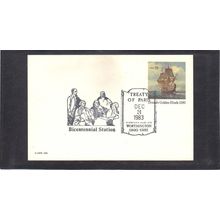 Event Treaty of Paris UX86 19c Golden Hinde (No Cachet-U/A) CV03759