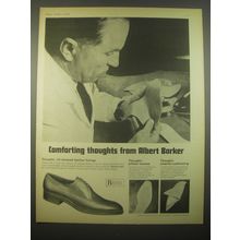 1966 Barker Hovercraft Shoes Ad - Comforting thoughts from Albert Barker