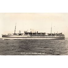 Dunera British India Ship Real Photo Postcard & Ephemera