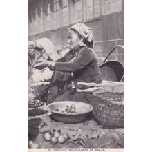 Indian Markets Selling Vegetables Photo Bazar Antique Postcard