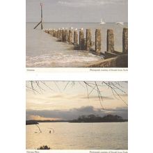 Hornsea Mere Yorkshire Moors Sunset 2 Postcard s