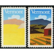 2533, Mint NH 29¢ Vermont With Colors Missing Error? - Stuart Katz