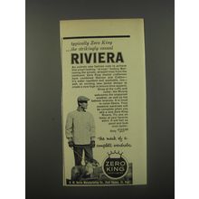 1956 Zero King Riviera Coat Ad - Typically Zero King