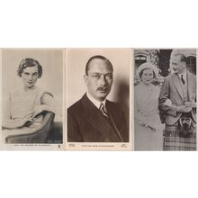 The King Queen Of Sweden Holland 3x Real Photo Postcard s