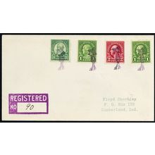 "Mexican" Figure With Sombrero Fancy Cancel Registered Cover - Stuart Katz