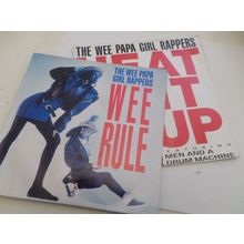 WEE PAPA GIRL RAPPERS - 2 x 7" Vinyl Singles - Wee Rule - Heat It Up (Ft 2 Men