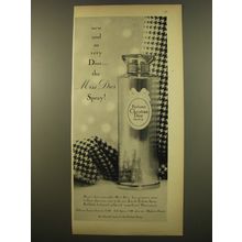 1961 Christian Dior Miss Dior Spray Perfume Advertisement - New and so very Dior
