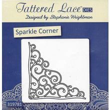 Tattered Lace Sparkle Corner Die. Die Cutting Cardmaking Scrapbooking Crafts