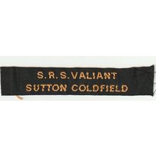 Sea Rangers Nametape UK - S.S.S Valiant Sutton Coldfield (BY449)
