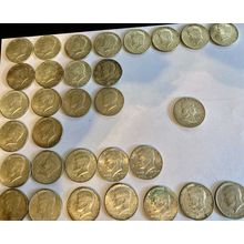 Liberty and Kennedy Half Dollars - 1963-1972 - 31 coins Total