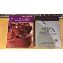 Easy cooking chocolate / Green & Black's chocolate recipes - two hardback books