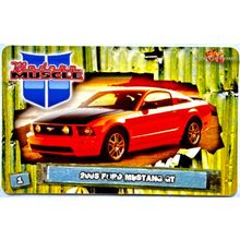 RARE NICE TRADING CARD ORANGE BLACK 2005 FORD MUSTANG GT