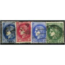 1938/1941 4 different values - fine used (o)