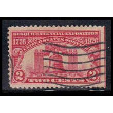 Used 627 2c Liberty Bell Fine W2250