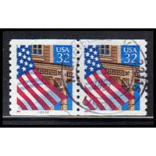 Used 2913 32c U.S. Flag Over Porch Very Fine CNP Left 22222 PA1722