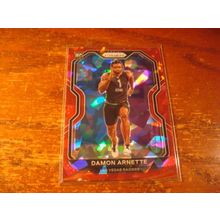 2020, Panini Prizm , Red Cracked Ice Prizm, DAMON ARNETTE Rc, Raiders
