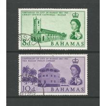 Bahamas 1962 Nassau Centenary, used set. SG221-2