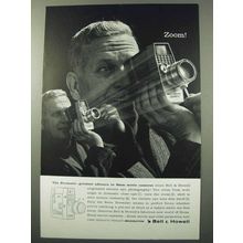 1960 Bell & Howell Zoomatic 8mm Movie Camera Ad