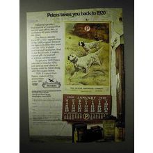 1976 Peters Ammunition Ad - Takes You Back to 1920