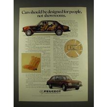 1976 Peugeot 504 Car Ad - Designed For People