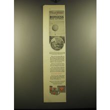 1925 Burgess Radio Batteries Ad - A recent adventure of Burgess Radio Batteries
