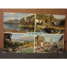 multiview, KESWICK, CUMBRIA unused postcard. by Gomis Ltd #