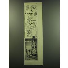 1949 Black Horse Ale Ad - Brewed north of the border - Hot Air Balloon