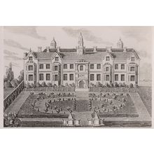 Beaufort House In 1699 Chelsea Society London Postcard