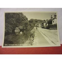 BONCHURCH POND & VILLAGE, ISLE OF WIGHT. used vintage postcard RP 1953 pm /