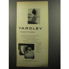1953 Yardley Lavenesque Perfume Ad - Yardley a language of loveliness