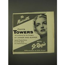 1956 Hotel St. Regis Advertisement - The Maisonette Connie Towers