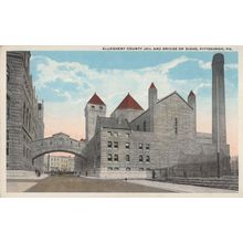 Allegheny Country Police Jail Pittsburgh Pennsylvania USA Postcard