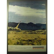 1960 Martin Lacrosse Missile Ad - Lacrosse, U.S. Army's most accurate Missile