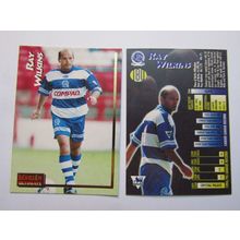180. Ray Wilkins - Q.P.R - Merlin Ultimate P. L 1995/96 Football Card (ef1)